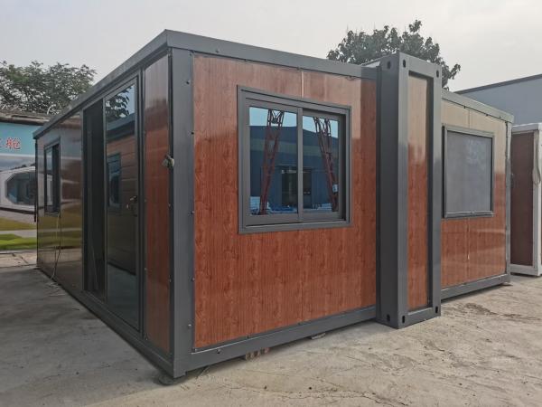 Casa plegable prefabricada de acero de 700 mm con espesor de suelo de 50 mm