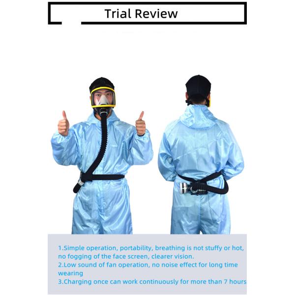 Industry Protective Fire Fighting Gas Mask Anti Fogging Full Face Gas Mask