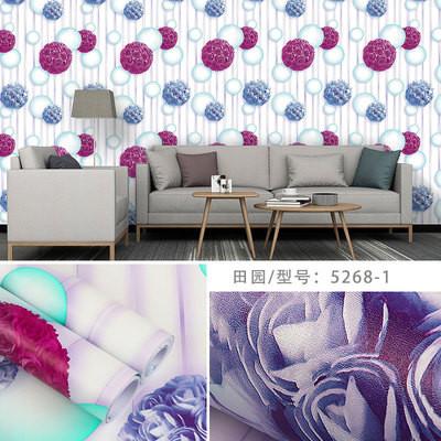 Apartment PVC Wallpaper Sticker for Living Room Decoration Wall Paper 3d Home Decor
