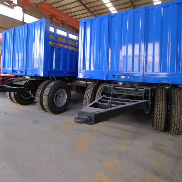 Goods Transportation Special Purpose Vehicle ZY Axle 40 Tons Cargo Full Trailer