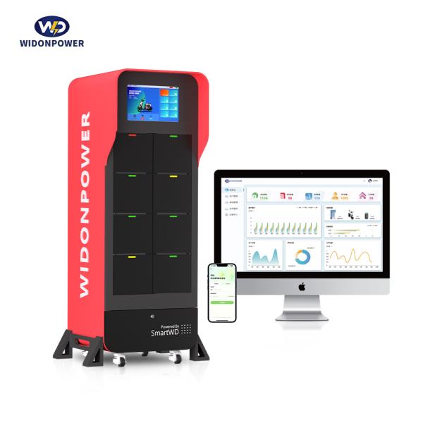 Customizable Battery Replacement Station with Cabinet Size 550*1826*610 W*H*D and Single Compartment Load Capacity 30KG