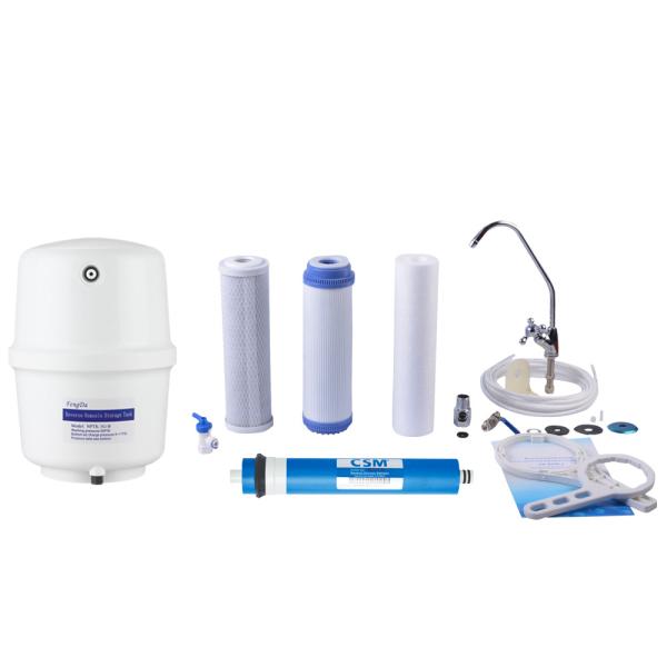 50GPD 5 Stages Undersink Alkaline RO Water Purifier Water Filter System