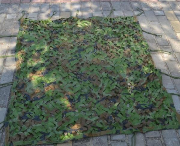 210D poliéster Camo resistente que pesca o fogo de 5 * de 5m - retardador para o abrigo