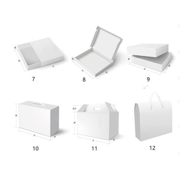 Recyclable 375gsm Cosmetic Paper Packaging Flat Pack Box Tuck Top Custom Printed