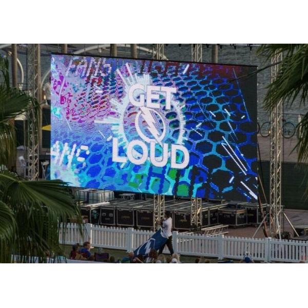 IP65 Outdoor Rental LED Display 6000 Nits Video Wall For Stage Performance