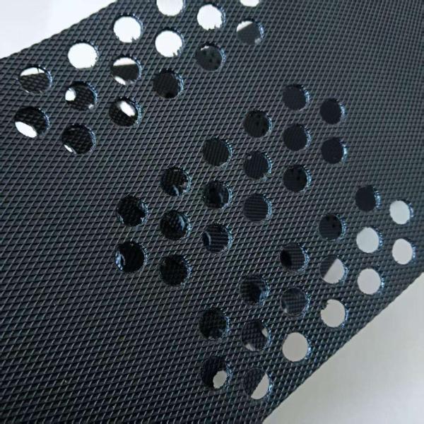 Superficie de 1,5 mm superficie texturizada con agujero 3D HDPE Geocell Medón de retención Evite la entrada de pendiente