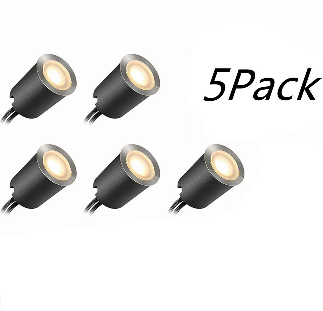 5 Pack Robust Deck Lights Without Transformer Ideal Choice For Commercial