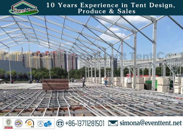 Outdoor Warehouse Tent Waterproof Temporary tents Collapsible Kit With pvc Roof