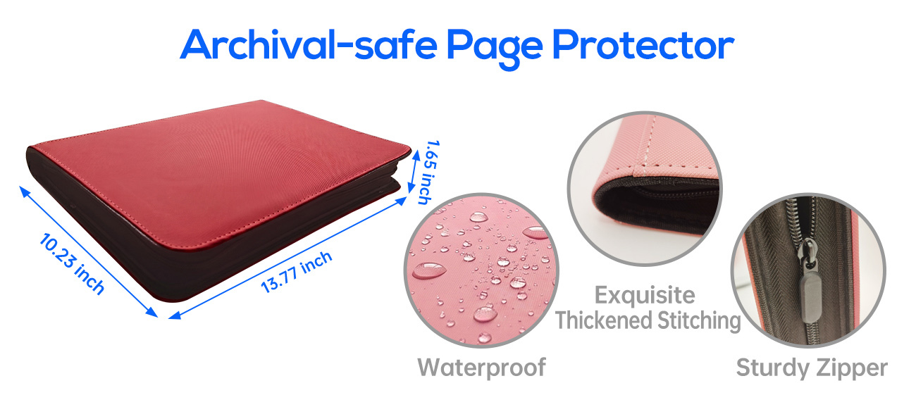 Custom PU Leather Card Binder Manufacturer for Bulk Trading Card Projects TCG