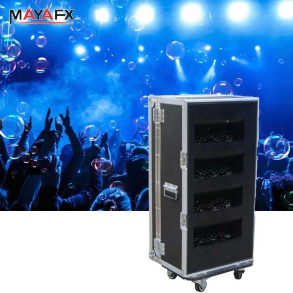 Four-Layer Super Bubble Machine with DMX512 Control and 10000 Bubble/Min Output for Events