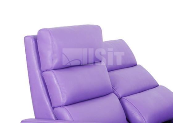 Durable Wood Frame Electric Recliner Lounge , Powered Recliner Chair With Cupholders