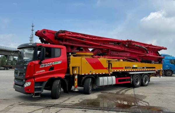 2022 Sany concrete pump truck 62 meters for sale, the most suitable concrete pump for high-rise buildings