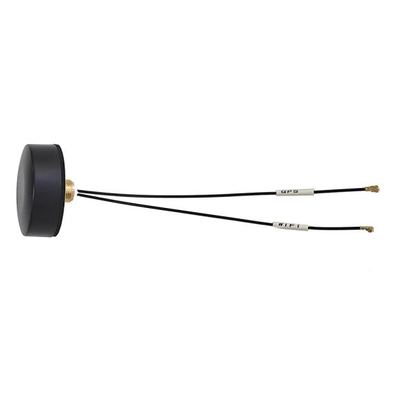 4G Hole Mount Combination MIMO Antenna 4G+WiFi+Active GPS GNSS LTE Connectivity VSWR <1.5 Screw Mount Geolocation Tracking
