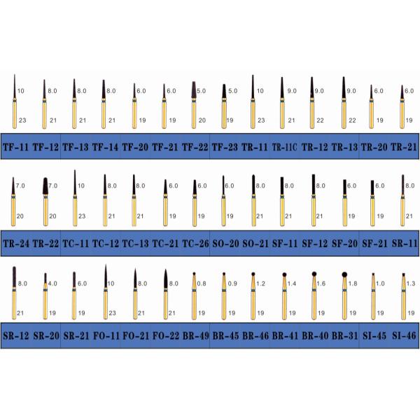 High Speed CRK Dental Diamond Burs For Handpiece