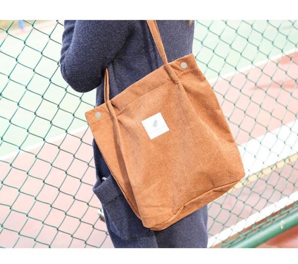 BOLSA DE MUJERES MODA SIMPLE BOLSA CORDUROY BOLSA DE CLASSE LANA BOLSA DO ESPALHO BOLSA CAMPUS BOLSA CROSSBODY BOLSA TOTE BOLSA