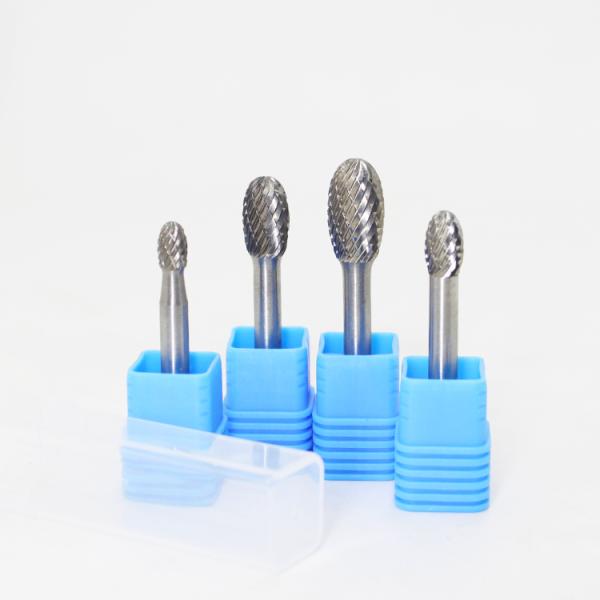 Manufacturer Hot Selling All Type Ready to Ship E Oval Shape 6-inch Long  Double Cut Tungsten Steel Solid Cemented Carbide Burrs