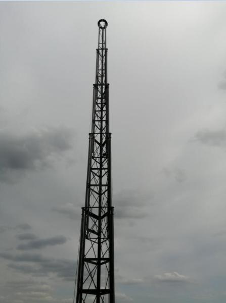 Telecom 9M Sectional Aluminum Lattice Winch Up Tower