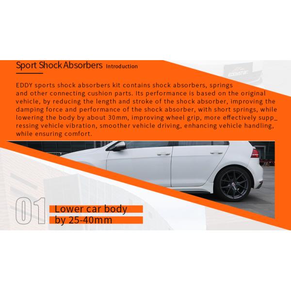 Алюминиевый амортизатор Volkswagen остается стабильным и безопасным для VW GOLF 6