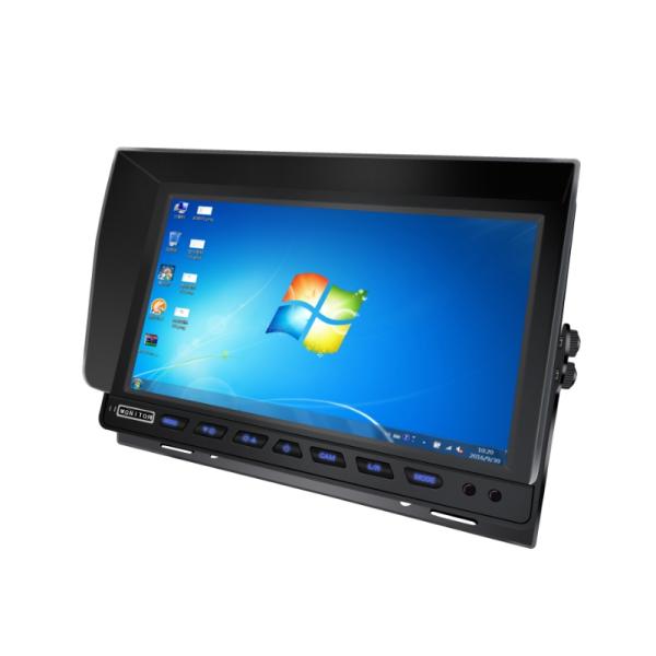 10.1 дюймовый автомобильный VGA монитор 1024X600IPS дисплей CCTV экран с VGA и AV входом для MDVR / PC компьютера