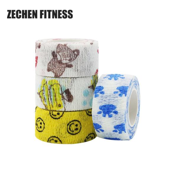 Elastic Self Adherent Cohesive Wrap Bandages Self Adhesive Sports Pre Wrap Tape
