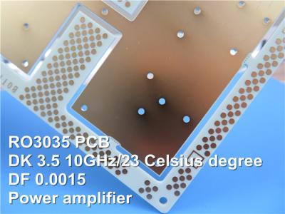O dobro da placa do PWB de Rogers RO3035 RF tomou partido 30mil 0.762mm