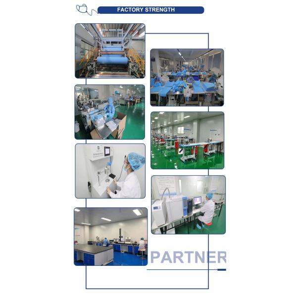 High Fluid Resistance Disposable Protective Wear PP SMS Without Shoe Cover