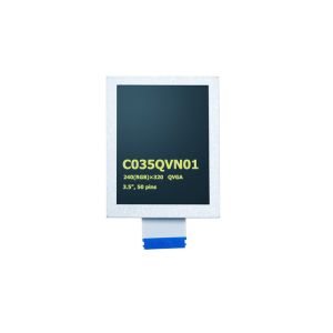 AUO 3.5 Inch Industrial LCD Display Monitor with 240*320 Pixels and 450cd/m2 Brightness