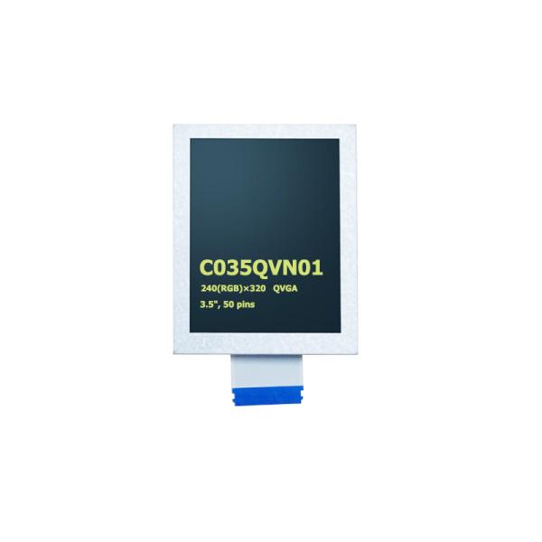 AUO 3.5 Inch Industrial LCD Display Monitor with 240*320 Pixels and 450cd/m2 Brightness