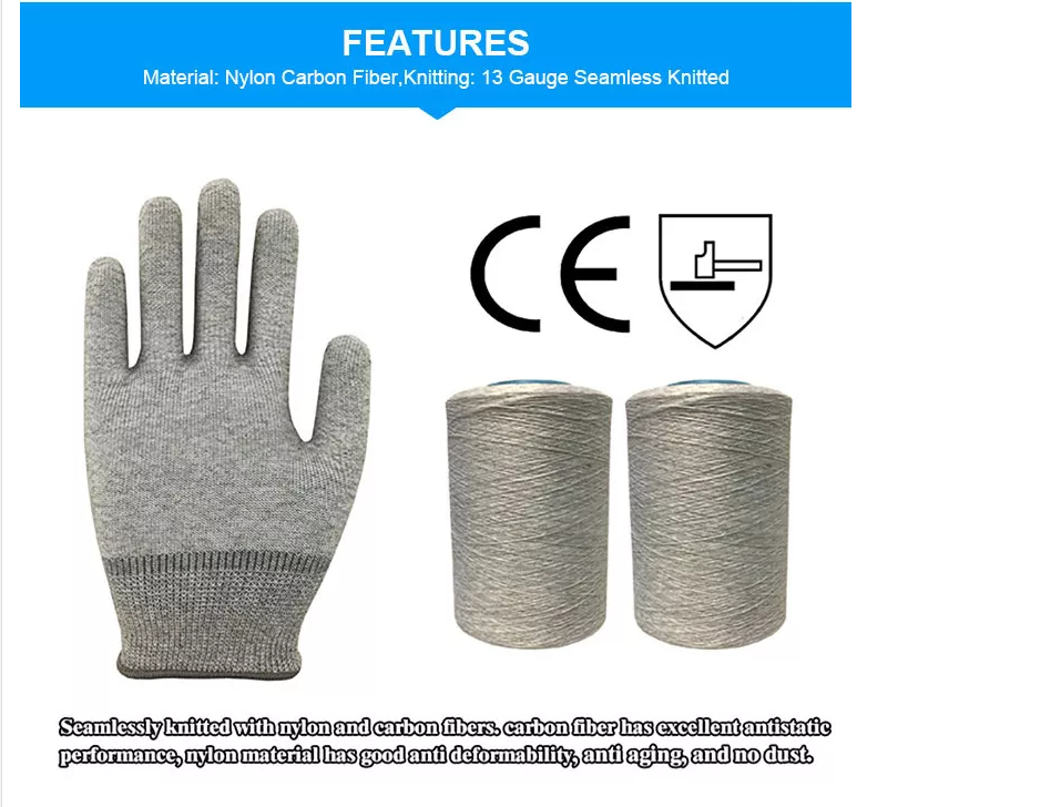 Ergonomic ESD Hand Gloves Delivering Comfort and Electrostatic Discharge Protection for Precision Tasks