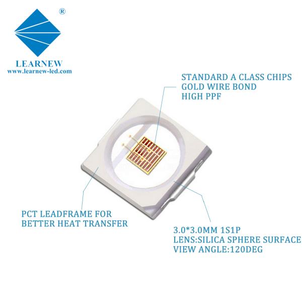 3030 SMD LED Chip 660nm Red 0.5W 1W for Plant Grow Lights