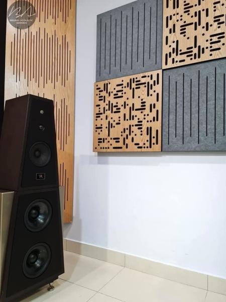 Decorative and Sound Absorption Wall Acoustic Panels Timber Perforated Sound Board