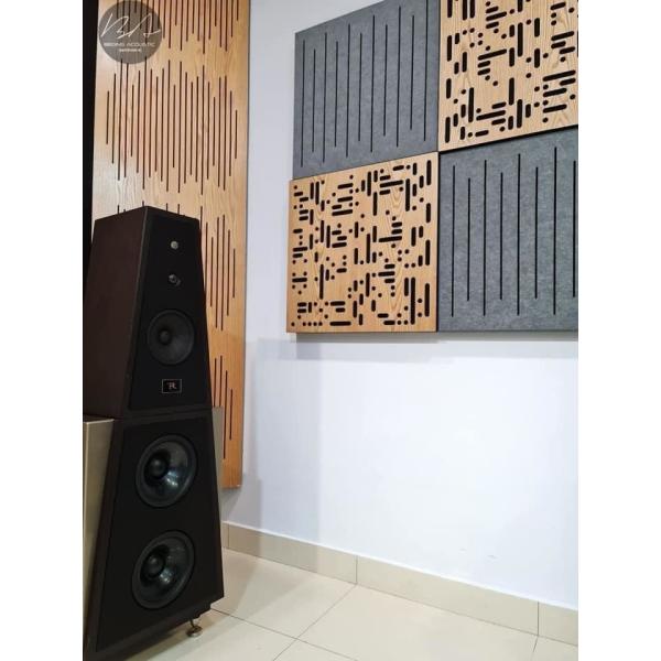 Decorative and Sound Absorption Wall Acoustic Panels Timber Perforated Sound Board