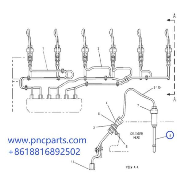 4W-7017 Nozzle Fuel Valve 3406B CAT 245B Diesel Injector