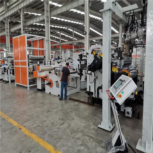 Replace traditional PVC decorative film，thinnest 0.15mm PETG Decorative film Production Machine ,with online coating unit,glossy /matt texture