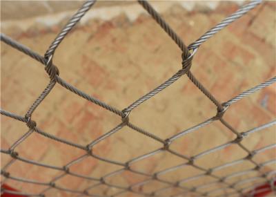 1.6mm Architecture Architectural Wire Mesh Facade Anti Fall 60x60mm