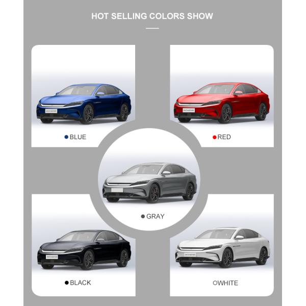 High Configuration BYD Han Electric Car EV 4 Door 5 Seat Sedan