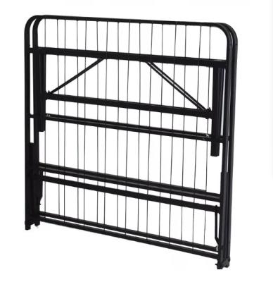 Mail Packing Y Latest American Steel Bed Frame Metal Platform Bed With Foldable Design