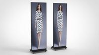 P1.25 Foldable Poster GOB LED Panel for shopping mall airport exhibition