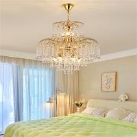 Modern Golden Elegant Luxury Design Fashion Interior Cristal Lustreiro