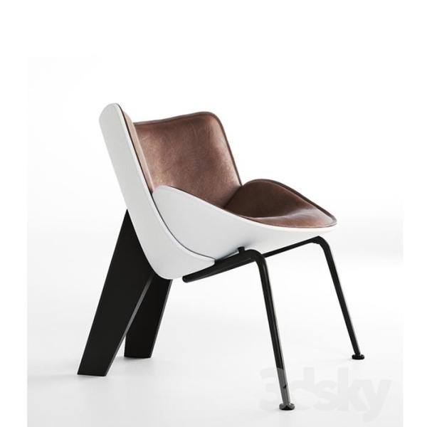 Small B&B Italia Do Maru Armchair , Home Furniture Painted Do Maru Chair