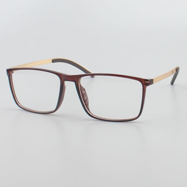 Business Casual Square TR90 Optical Frames Blue Light Eyeglasses