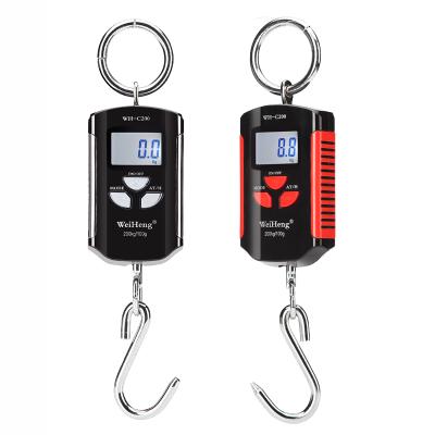 Weiheng C200 Portable Digital Crane Scale with High Precision and AAA Battery Power Supply 200kg ABS Material