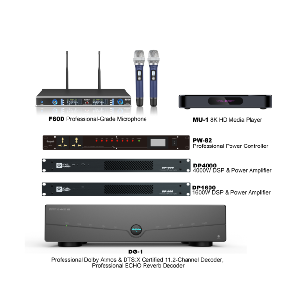 X-Series 7.1.4 Custom Home Theater System X8 Horn Speaker 110dB Dynamic