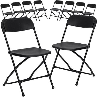 Acid Resistance Metal Stackable Folding Chair Foldable Steel Chair
