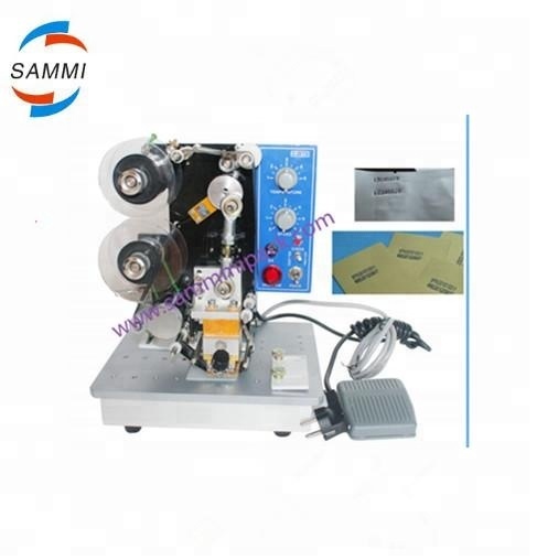241B Electric Batch Expiry Date Number Ribbon Coding Machine for Pouch  Paper Card Plastic Bag