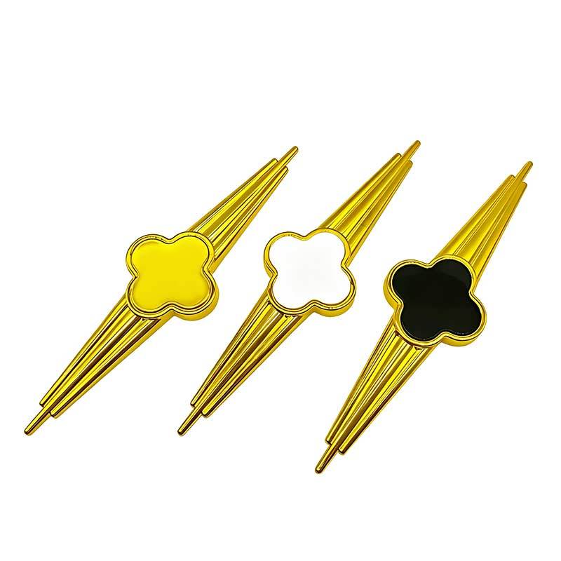 Four-leaf Clover Shaped Furniture Decorative Button Accessories Multi-style Plastic Flower Decorative Buckles for Furniture