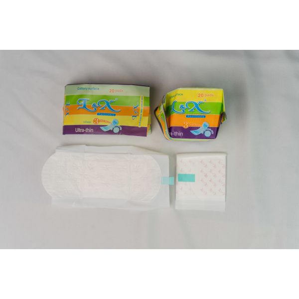Hight Absorbency Cotton Pantiliners Featuring Super High Dry Absorption and Adhesive Offering Lightweight Breathable Comfort