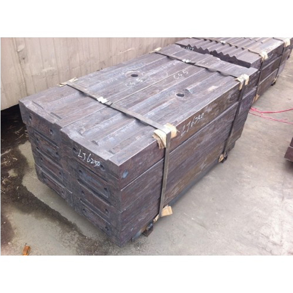 kleemann 110EVO impact plate impact crusher blow bars high chrome manganese wear parts