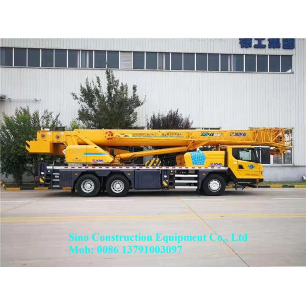 High Efficient Telescopic Boom Truck Crane XCT25 Working Radius 3m 213Kw Euro III
