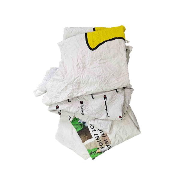 Algodão industrial branco Rags do algodão 10Kg da camisa 85% de T